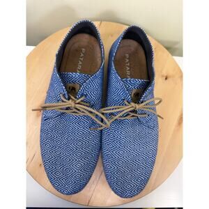 Patara Men’s Shoes Size 11 | Blue Geometric Textile | Excellent Condition